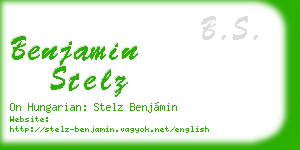 benjamin stelz business card